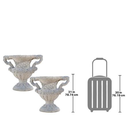 Design Toscano Elysee Palace Garden Urns: Set of 2 NE950307